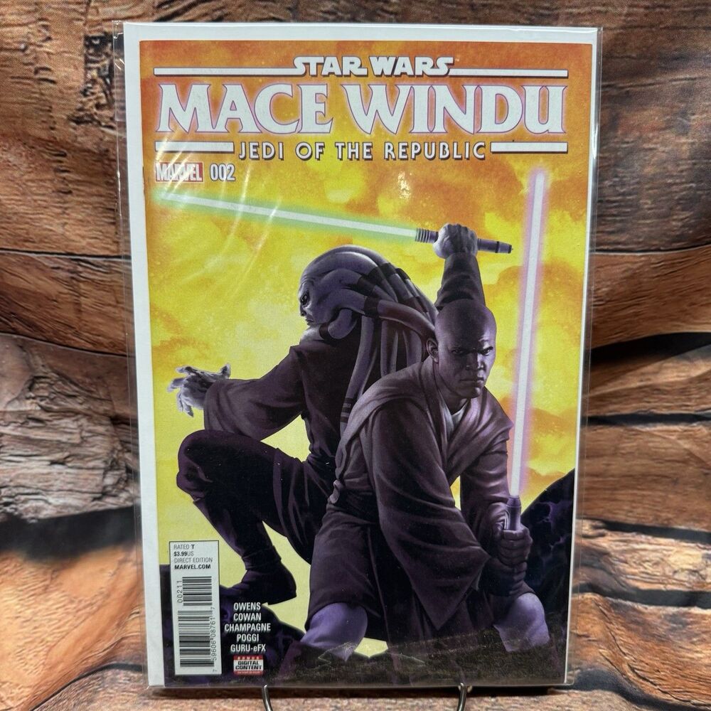 Star Wars Jedi of the Republic Mace Windu 2 Marvel Comic Book 2017 NM Unread New